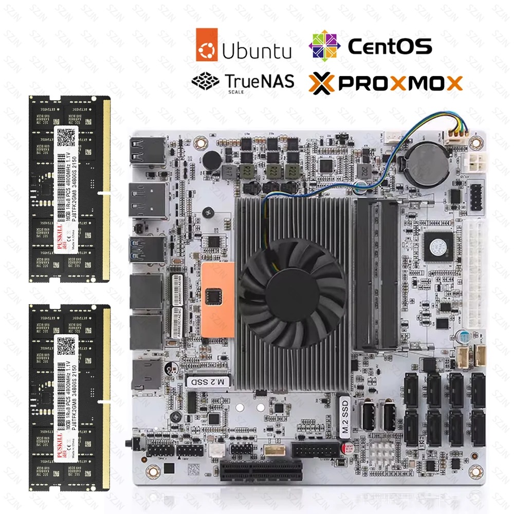 Płyta główna I5-8265U ES 8 SAT – Mini Itx Dual 2.5G Nas Motherboard recenzja i cena