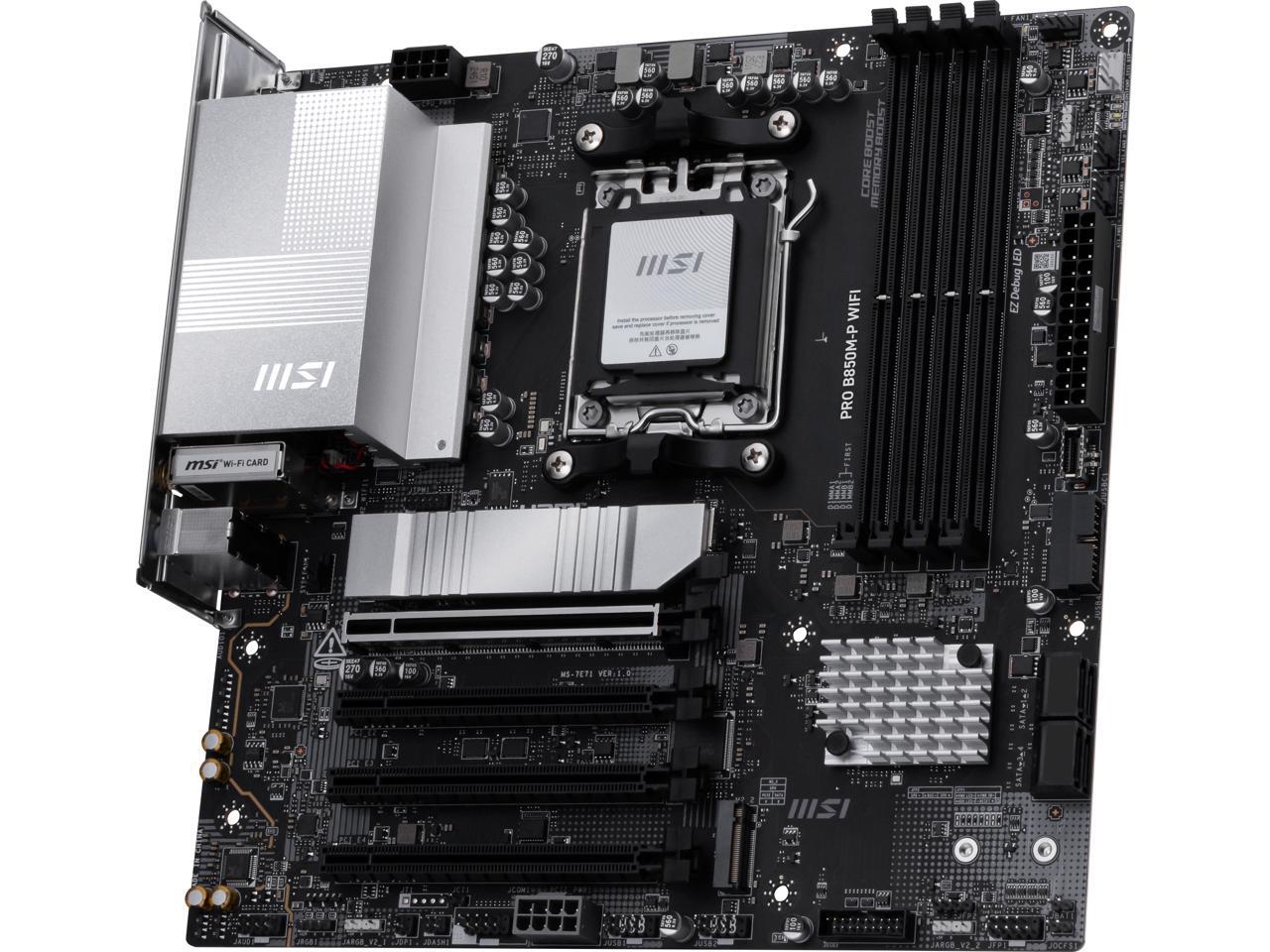 Płyta główna MSI PRO B850M-P W – Am5 Micro Atx Pcie 5.0 Motherboard recenzja i cena